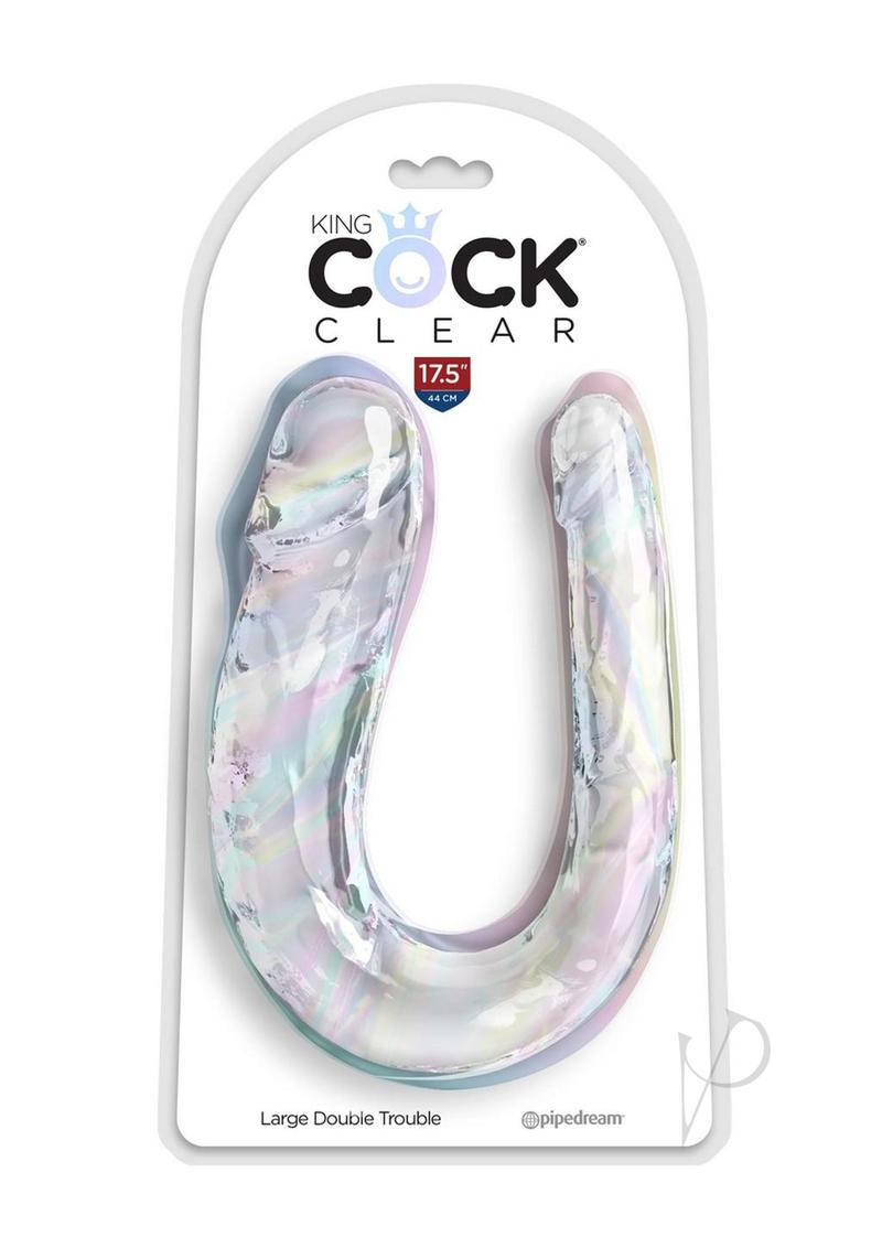 King Cock Clear Double Trouble - Large