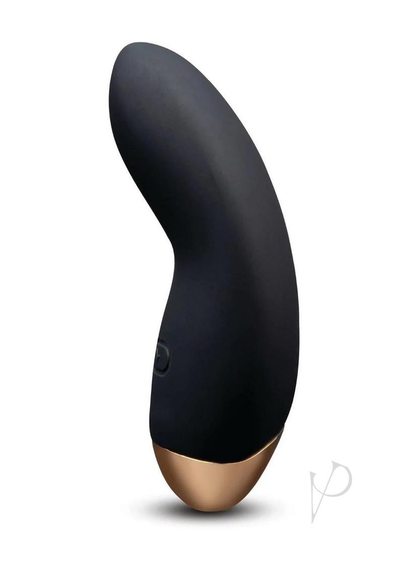 Coquette The Lay Me Down Rechargeable Silicone Massager - Black/Gold