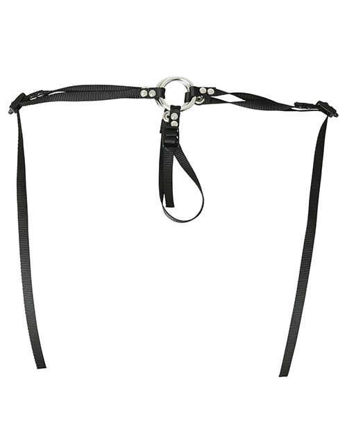 Sportsheets Bare As You Dare Strap-On Harness- Black