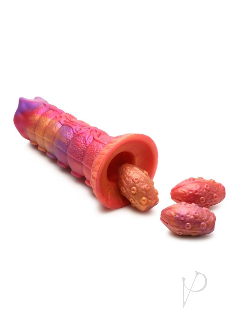 Creature Cocks Nymphoid Ovipositor Silicone Dildo - Multicolor