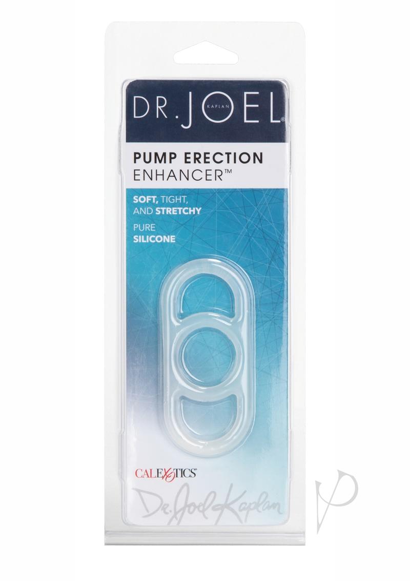Dr. Joel Kaplan Pump Erection Enhancer Silicone Cock Ring - Clear