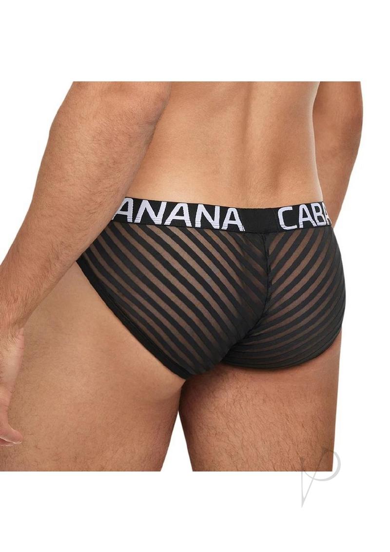 Banana Cabana Poly Jock - Small/Medium - Black