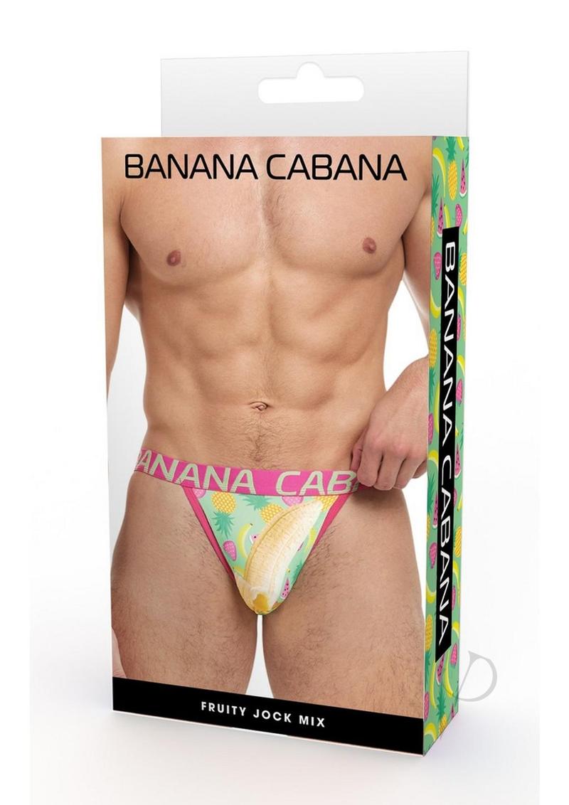 Banana Cabana Jock Fruit - Large/XLarge - Multicolor