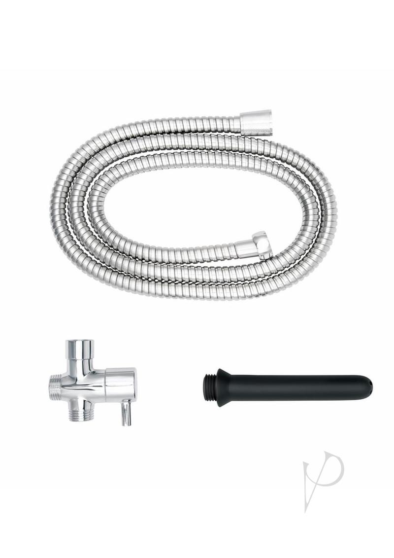 AquaClean Shower Douche System with Diverter - Black