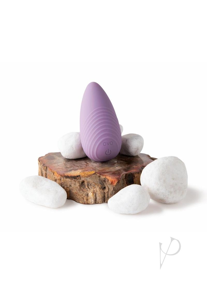 Ovo Earth Gobi Rechargeable Silicone Layon Vibrator - Purple