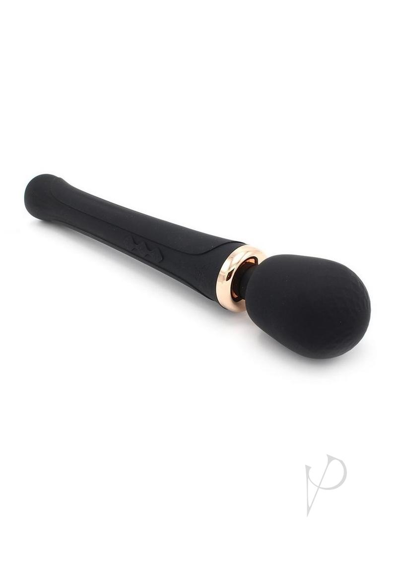 Pixey Aquawand Rechargeable Silicone Body Wand - Black Edition