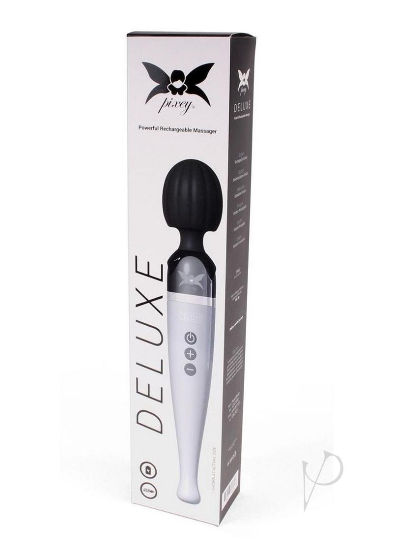 Pixey Deluxe Rechargeable Wand - Silver