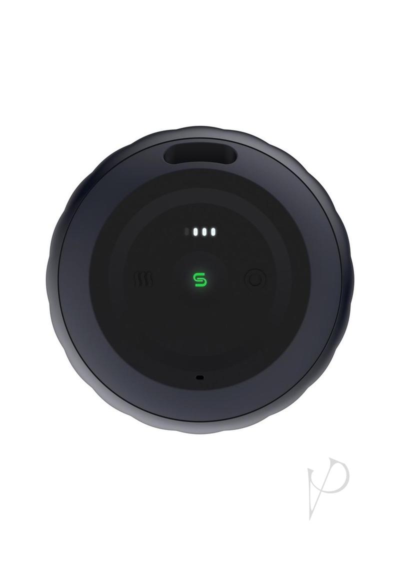 Svakom Sam Neo 2 Pro Silicone App Control Rechargeable Heating Masturbator - Navy Blue