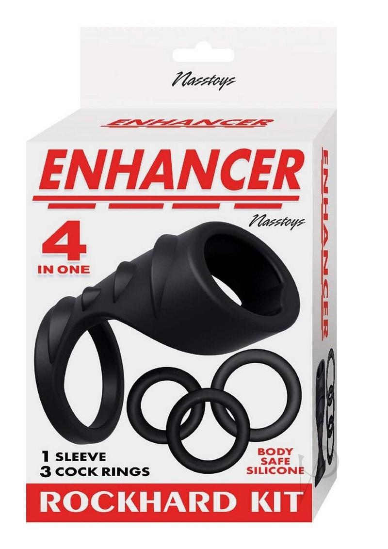 Enhancer Rockhard Penis Sleeve Kit - Black