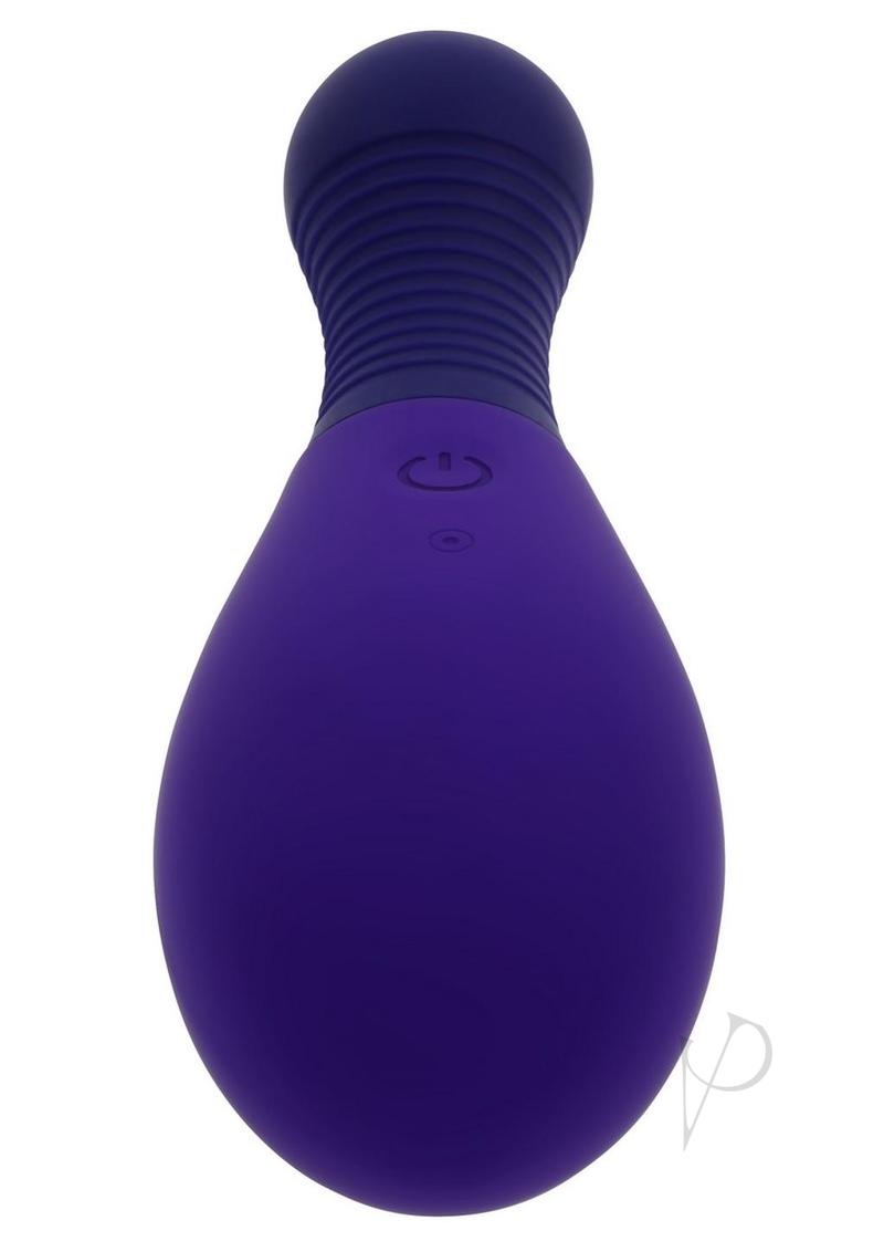 Selopa Egg on Me Rechargeable Silicone Egg Vibrator with Remote Control - Purple