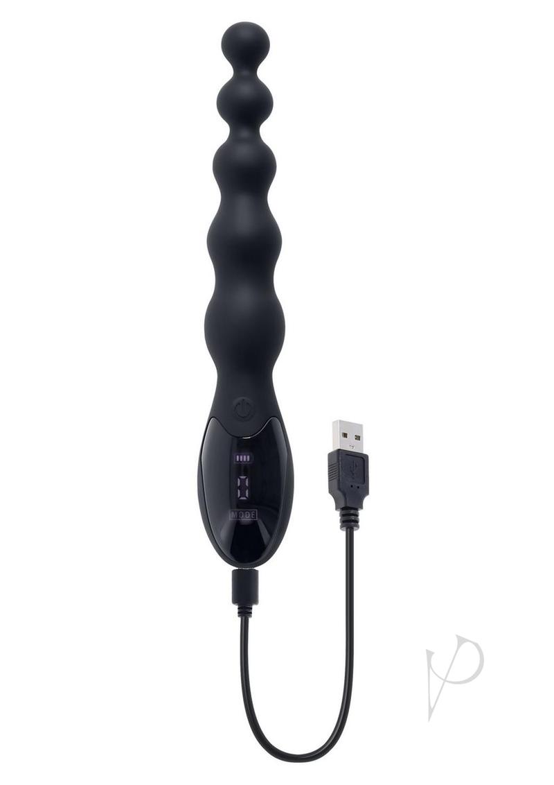 Zero Tolerance Backdoor Baton Rechargeable Silicone Anal Beads - Black