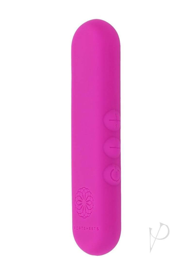 Pivot Flat Rechargeable Silicone Bullet - Pink