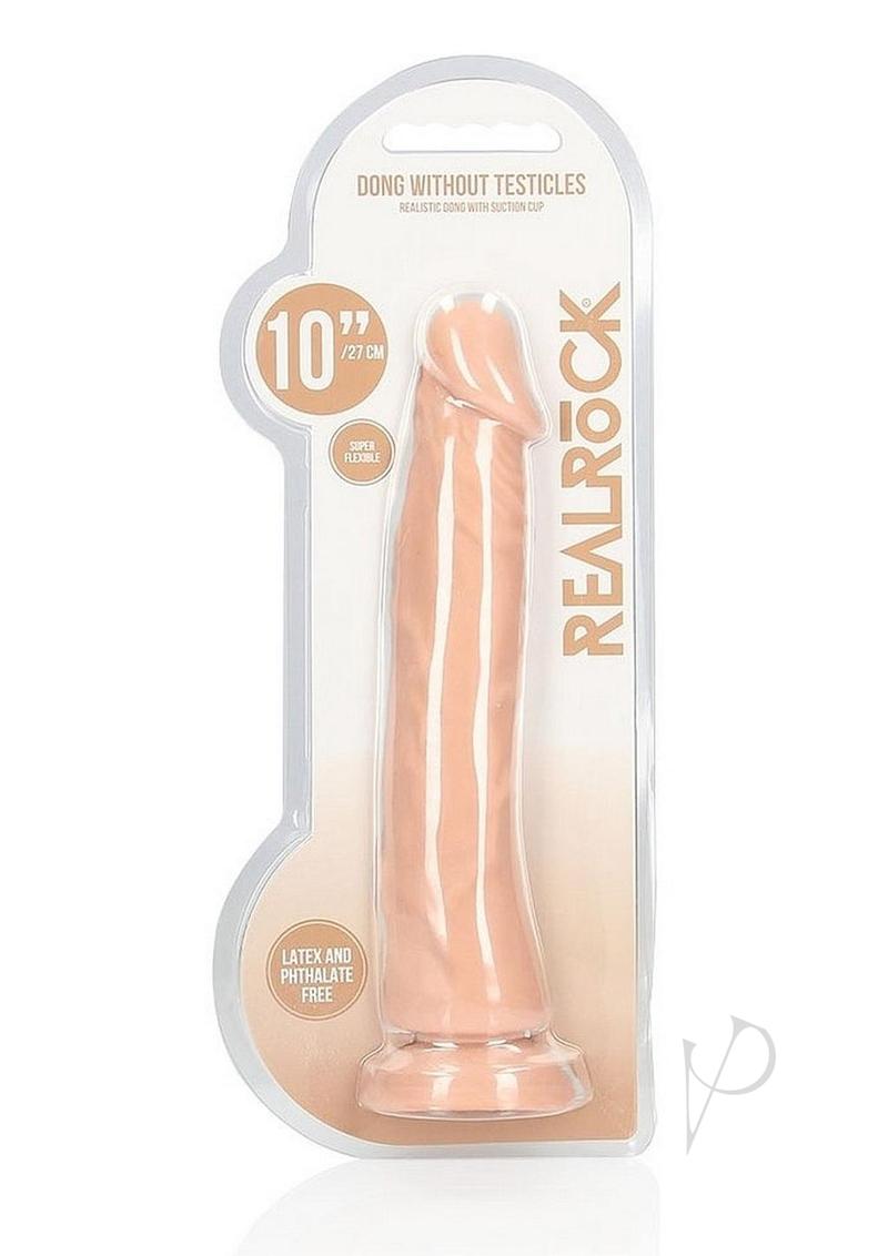 RealRock Skin Realistic Dildo 10in - Vanilla