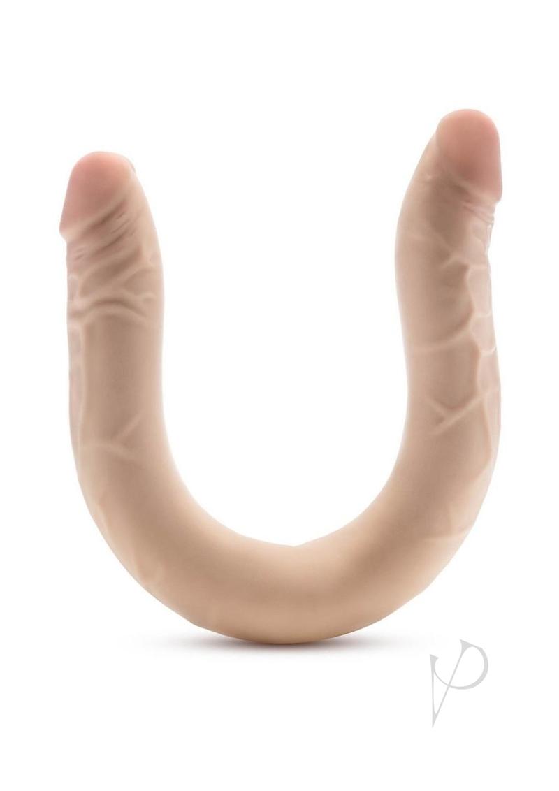 Dr. Skin Plus Posable Double Dong 16.5in - Vanilla