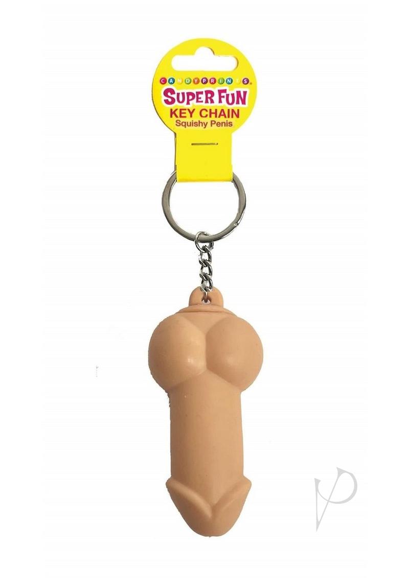 Super Fun Key Chain Squishy Penis - Vanilla