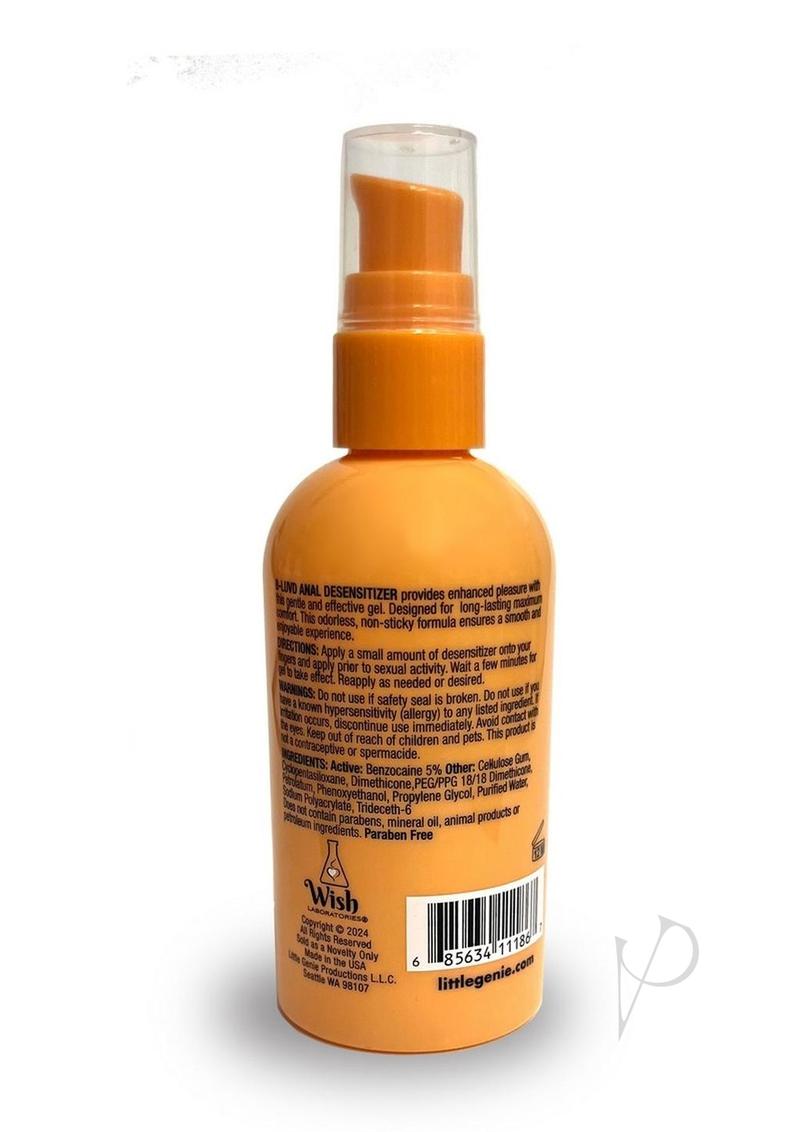B-Luvd Anal Desensitizing Lubricant 4oz