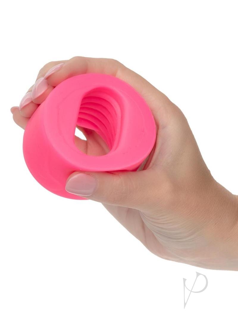Slop Top Filthy Luv Silicone Dual Entry Stroker - Pink