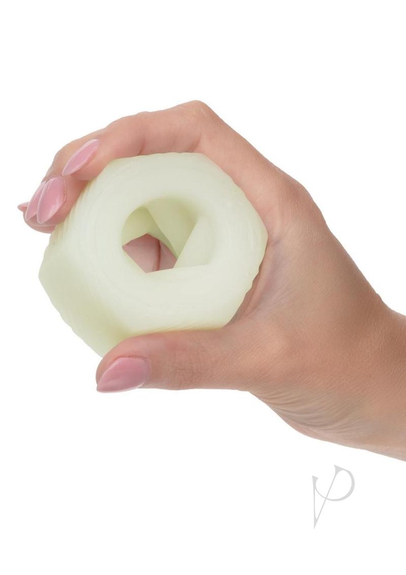 Slop Top Nasty Luv Silicone Dual Entry Stroker - White