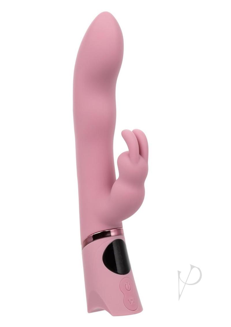 Orgasmatron Digital G-Bunny Rechargeable Silicone Rabbit - Pink