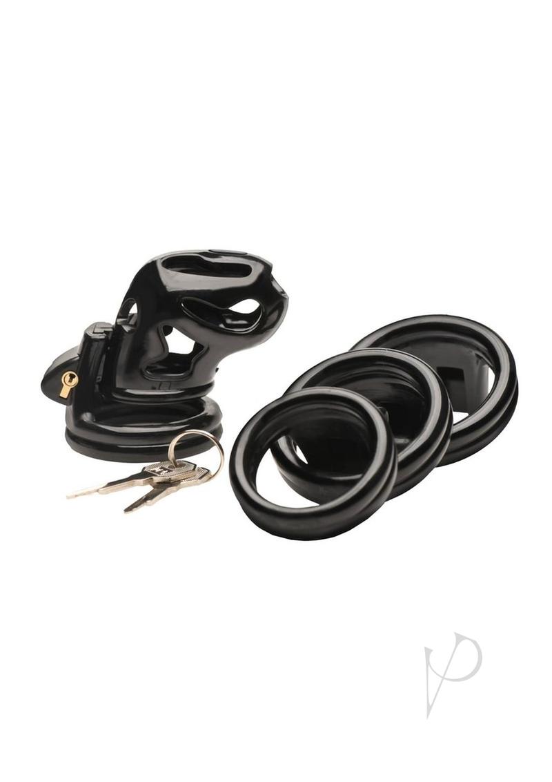 Creature Cocks Inferno Cock Vibrating Silicone Dildo - Red/Black