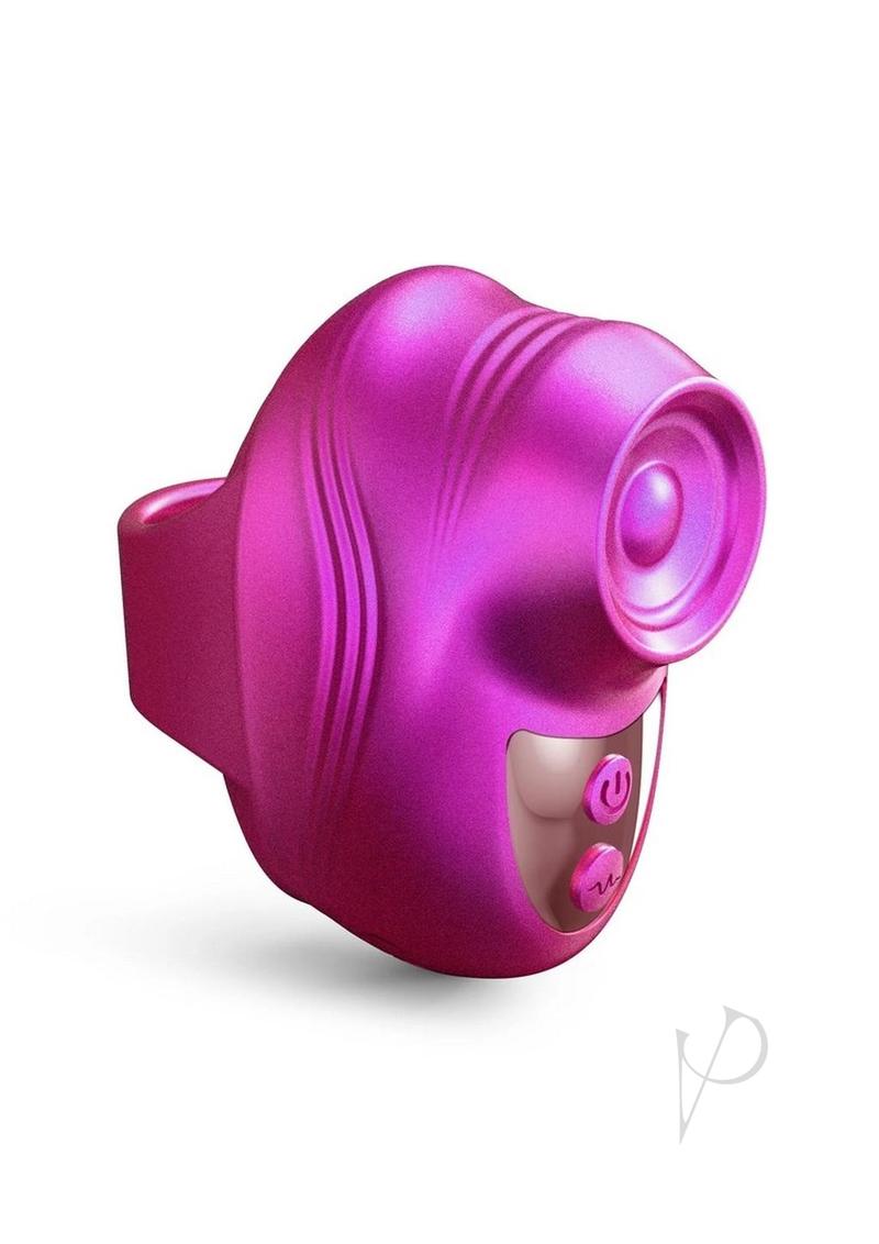 Love to Love Kisscool Rechargeable Silicone Finger Vibrator - Iridescent Berry