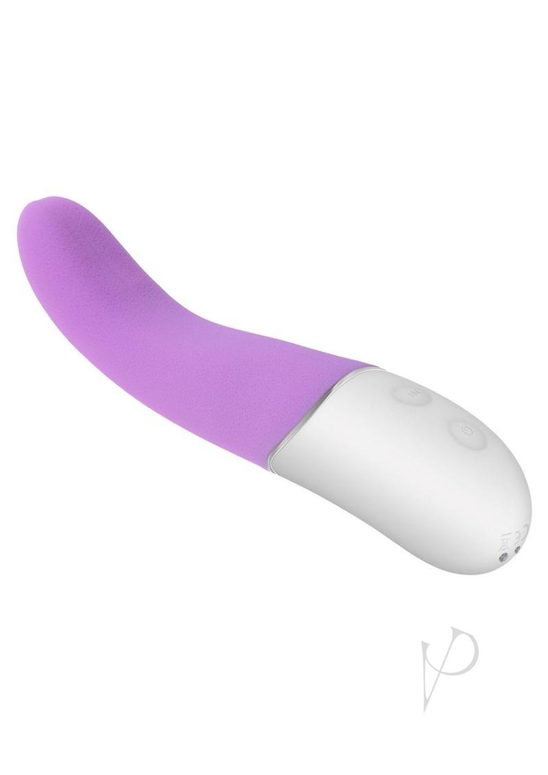 Slip of the Tongue Rechargeable Silicone Vibrator - Pink/White
