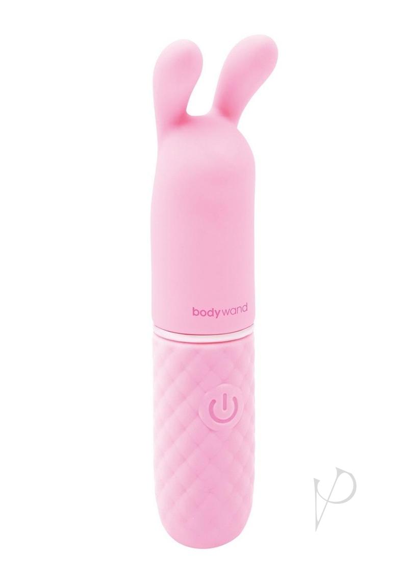 Bodywand Cuties Rabbit Rechargeable Silicone Rabbit Vibrator - Pink