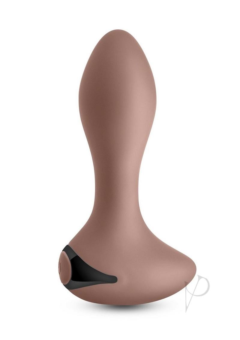 Lust-N-Dreams Tango Rechargeable Silicone Anal Plug - Brown