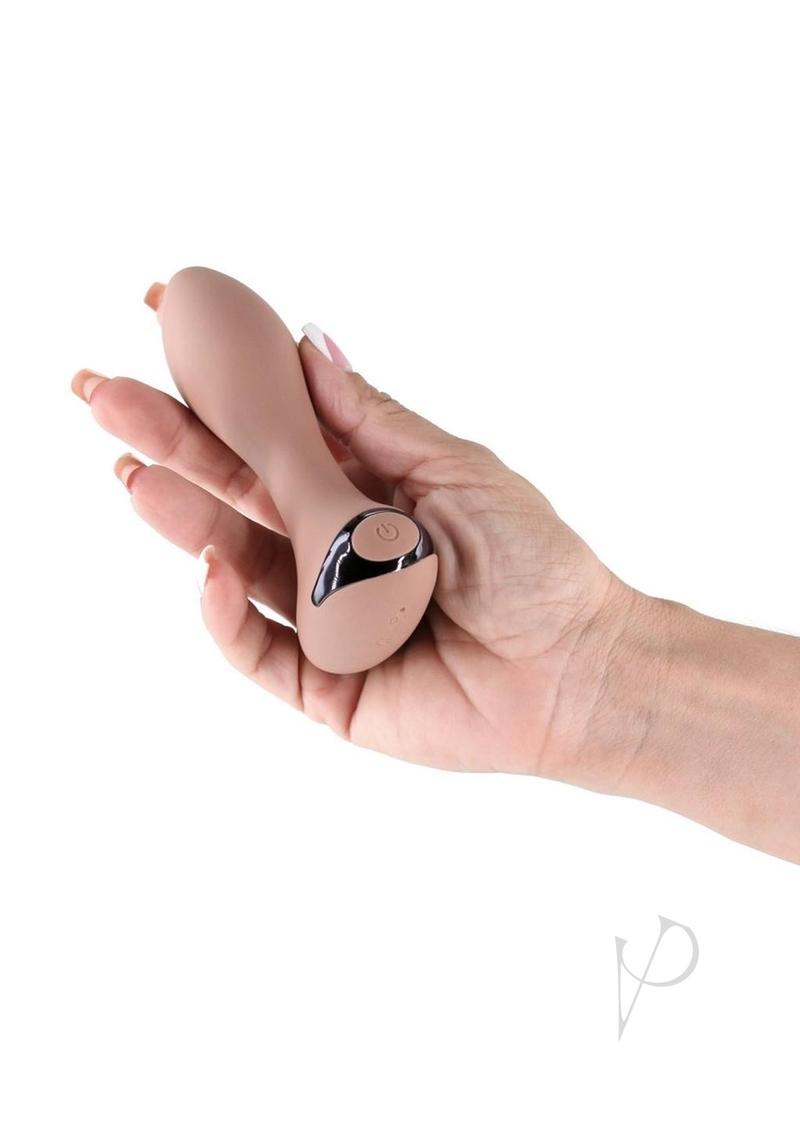 Lust-N-Dreams Tango Rechargeable Silicone Anal Plug - Brown