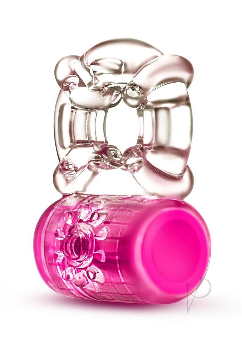 Play With Me Pleaser Rechargeable Cock Ring - Pink