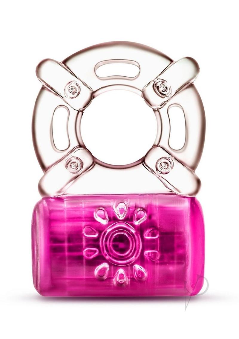 Play With Me Pleaser Rechargeable Cock Ring - Pink