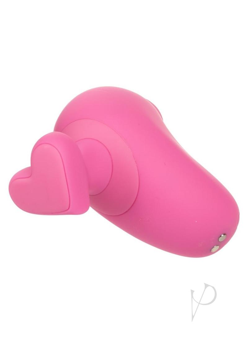 First Time Rechargeable Silicone Suck and Play Clitoral Stimulator - Pink