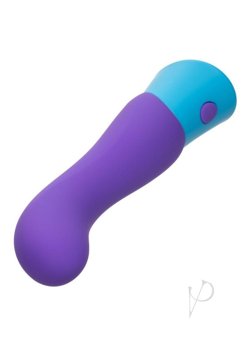 Rave G-Vibe Rechargeable Silicone G-Spot Vibrator - Purple/Blue