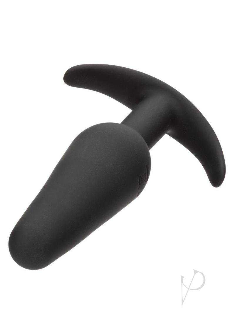 Boundless Vibrating Slim Plug Rechargeable Silicone Anal Plug - Black
