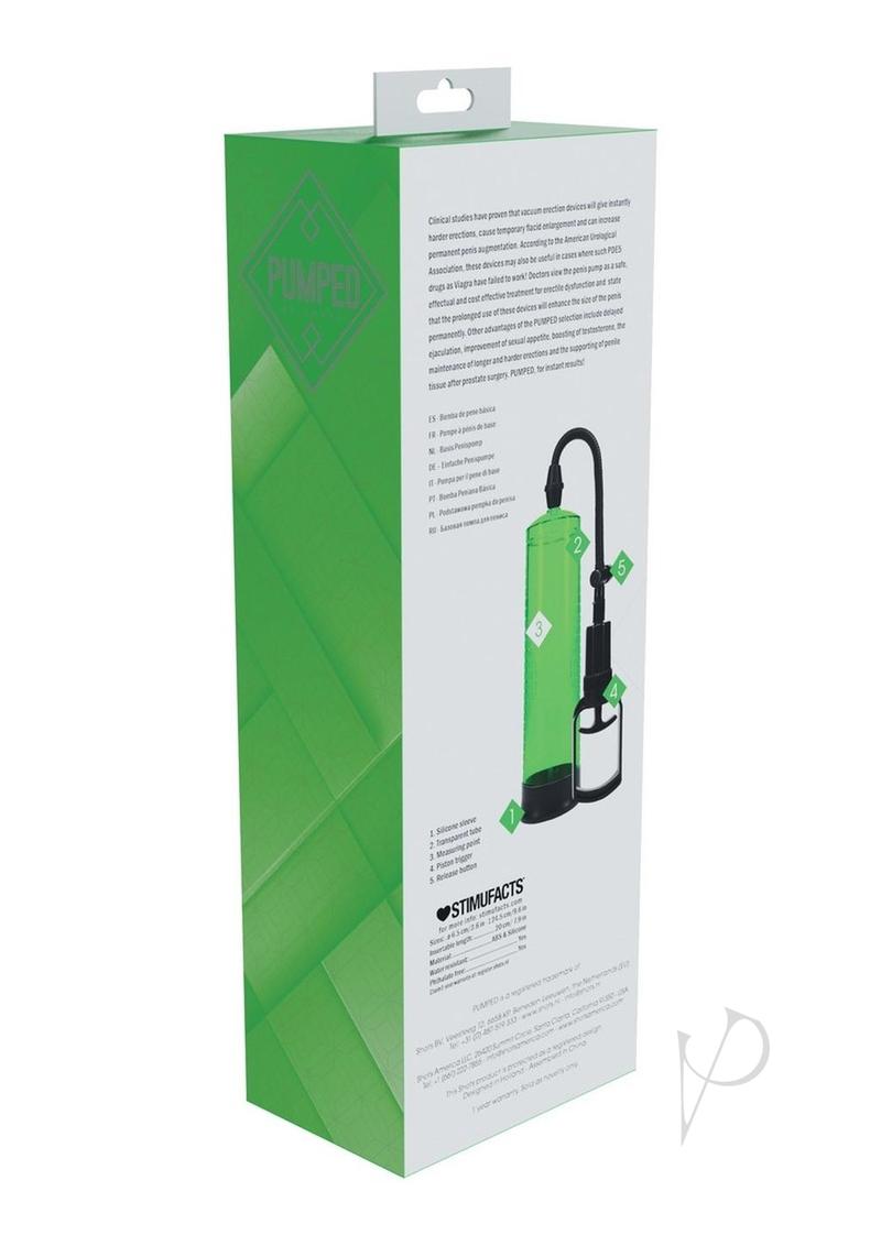 Pumped Basic Pump 2 Water Resistant Silicone Penis Pump - Purple