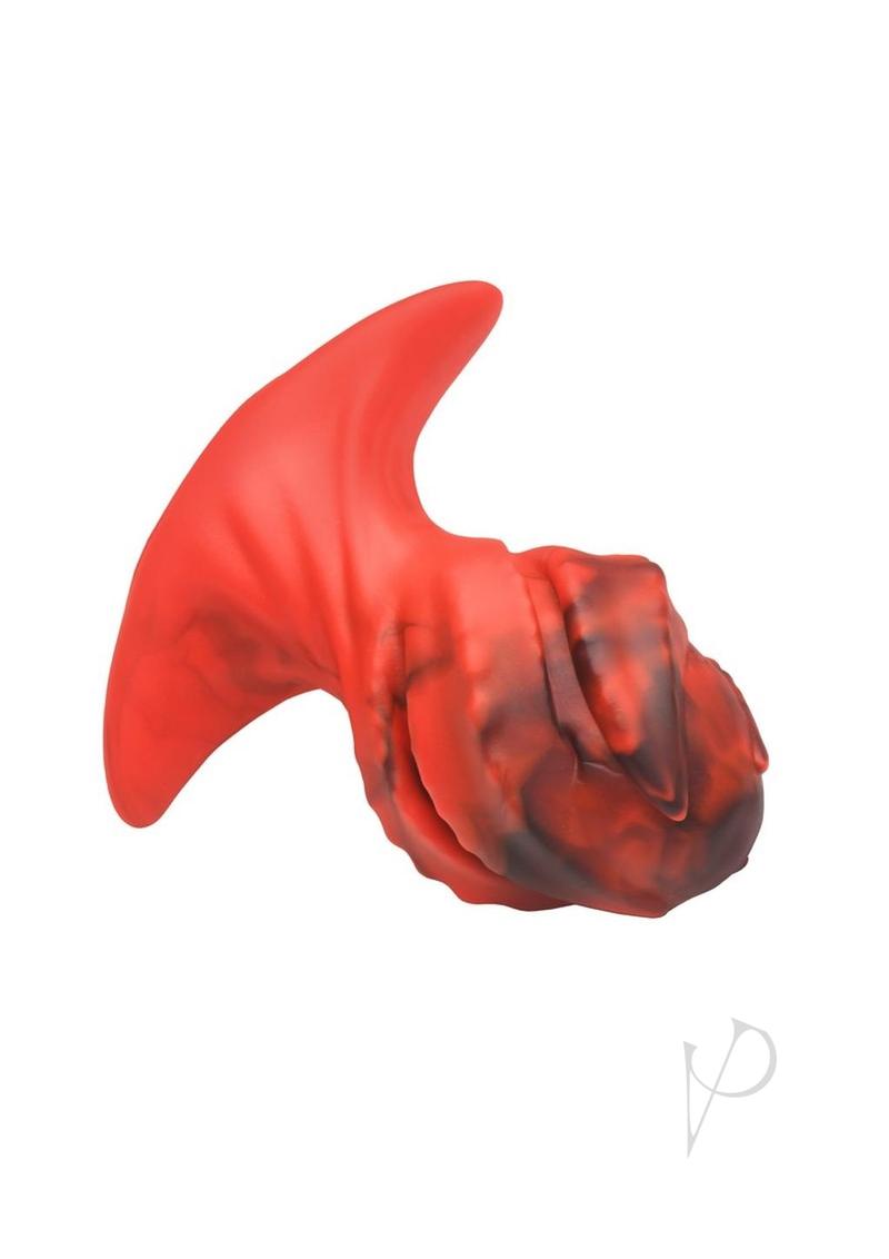 Creature Cocks Dragonspawn Silicone Butt Plug - Large - Red
