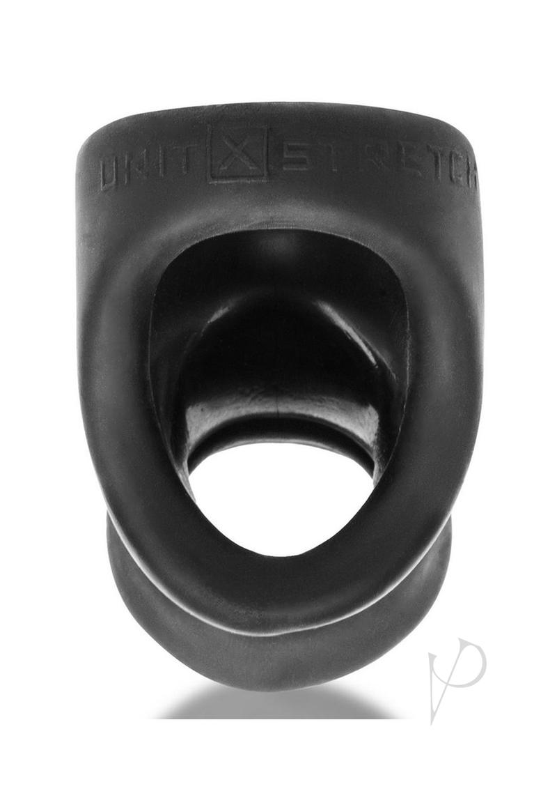 Oxballs Atomic Jock Unit-X Cock Ring and Ball Stretcher Night Edition - Black