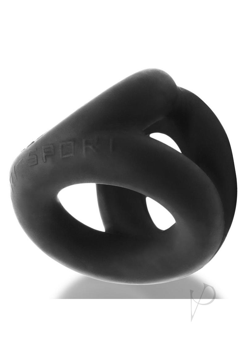 Oxballs Tri-Sport 3 Ring 3 Sized Cock Sling Night Edition - Black