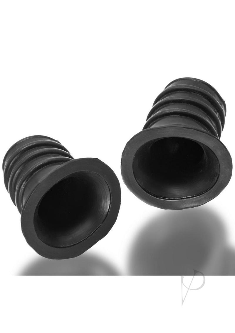 Ribnips Curved Wide Base Nip-Suckers Night Edition - Black