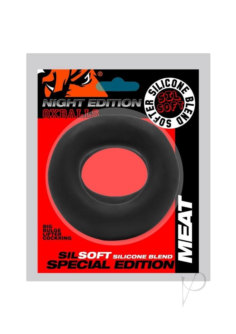 Oxballs Meat Big Bulge Lifter Cockring Night Edition - Black
