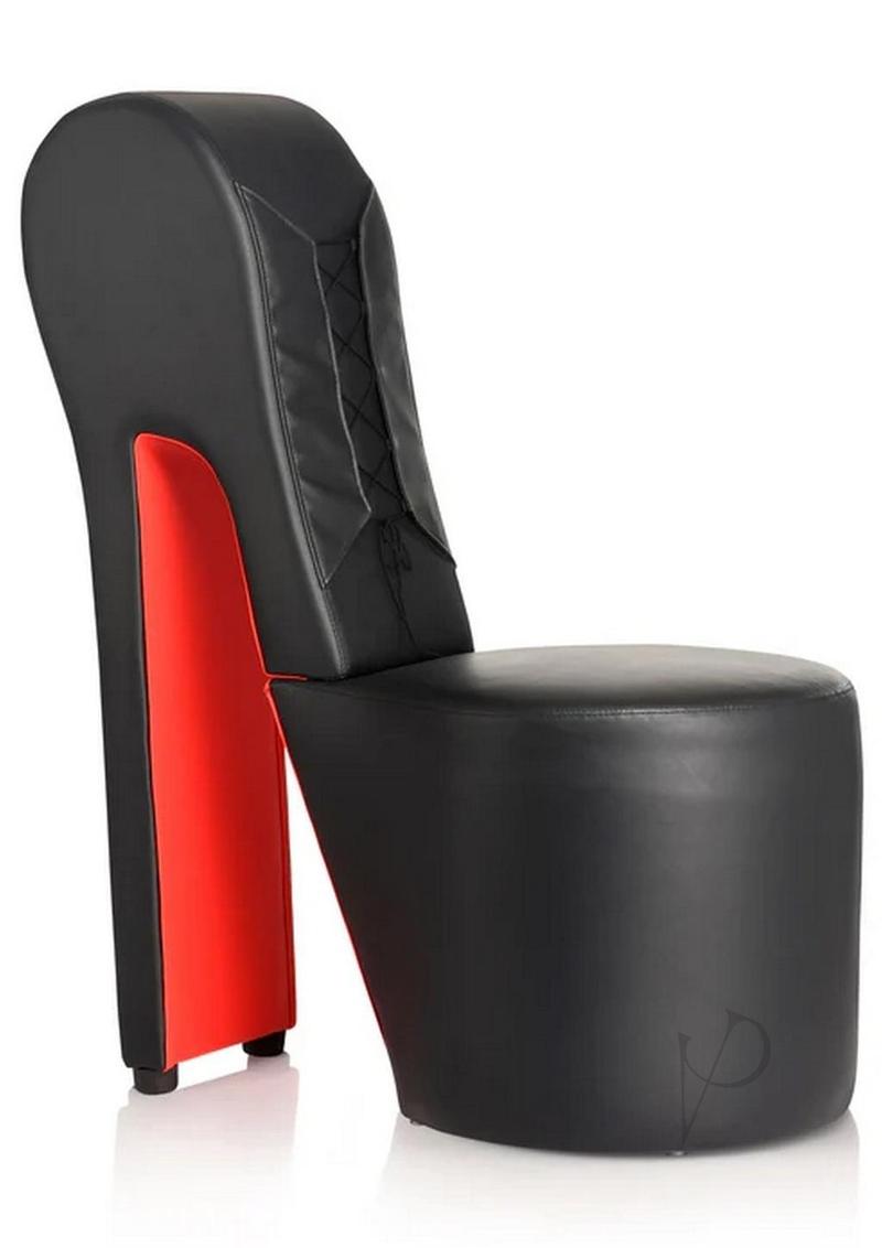 Master Series Stiletto Sex Chair - Red/Black