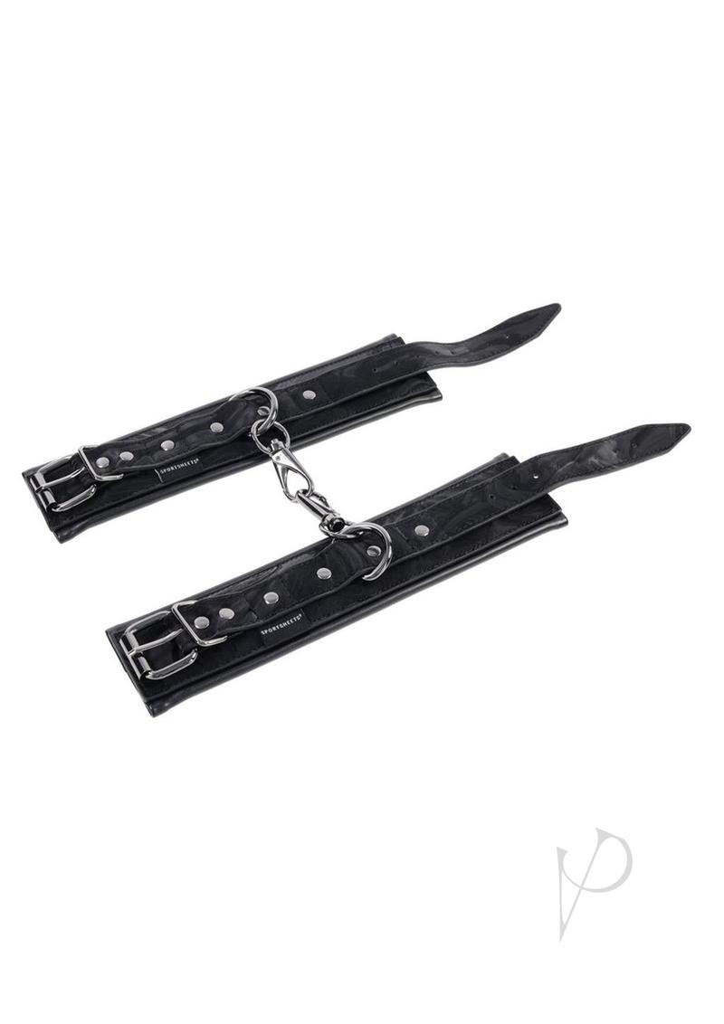 Velvet Noir Handcuffs - Black