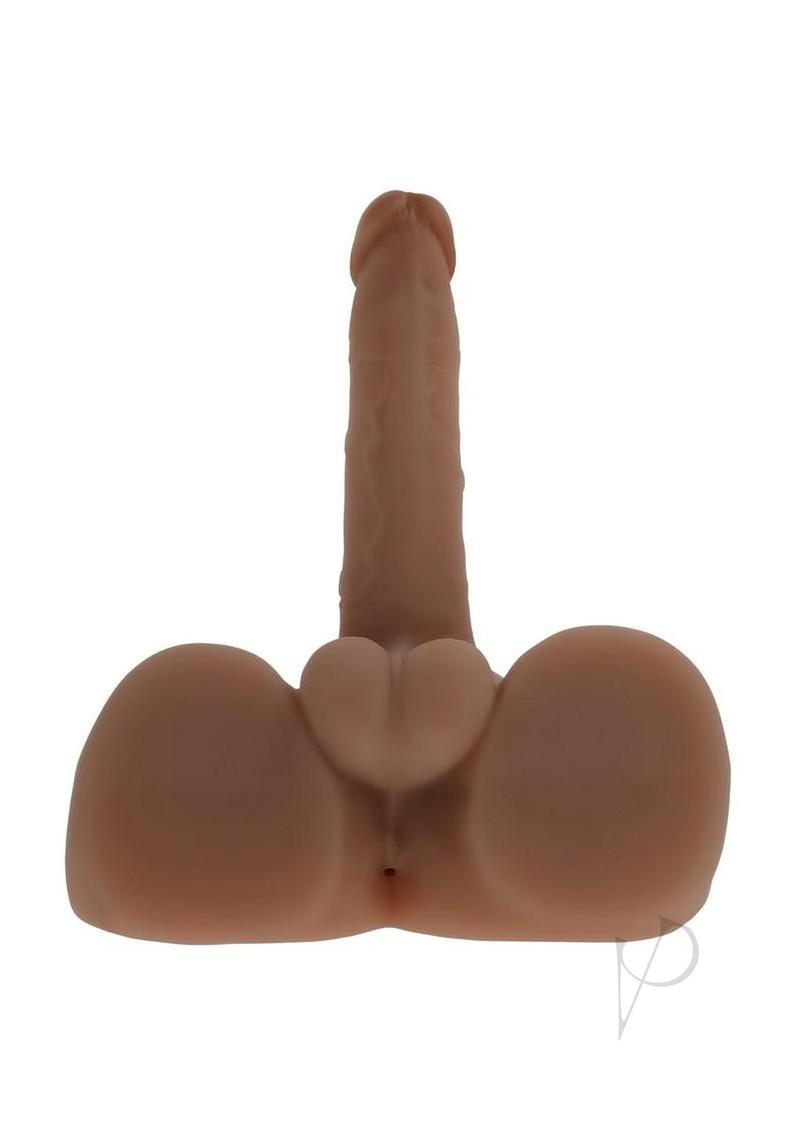 Easy Rider Thrusting Rechargeable Vibrator - Chocolate