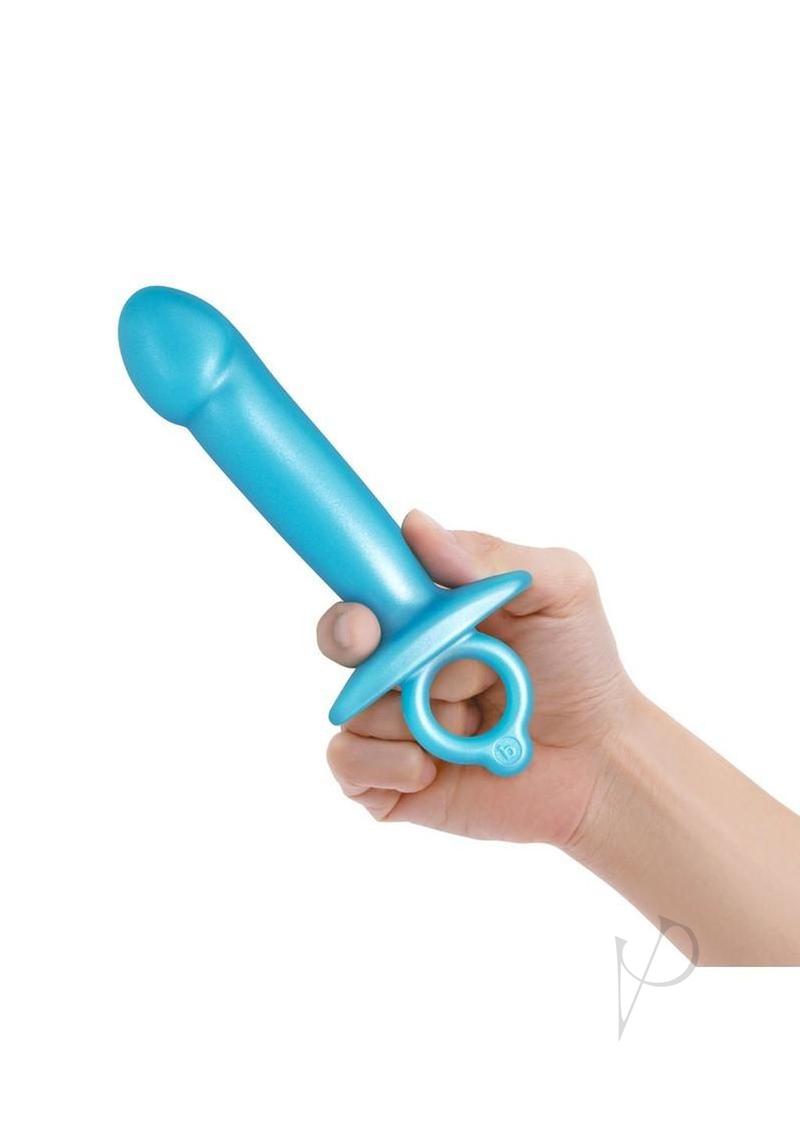 B-Vibe Butties Lil Dil Silicone Anal Dildo - Blue