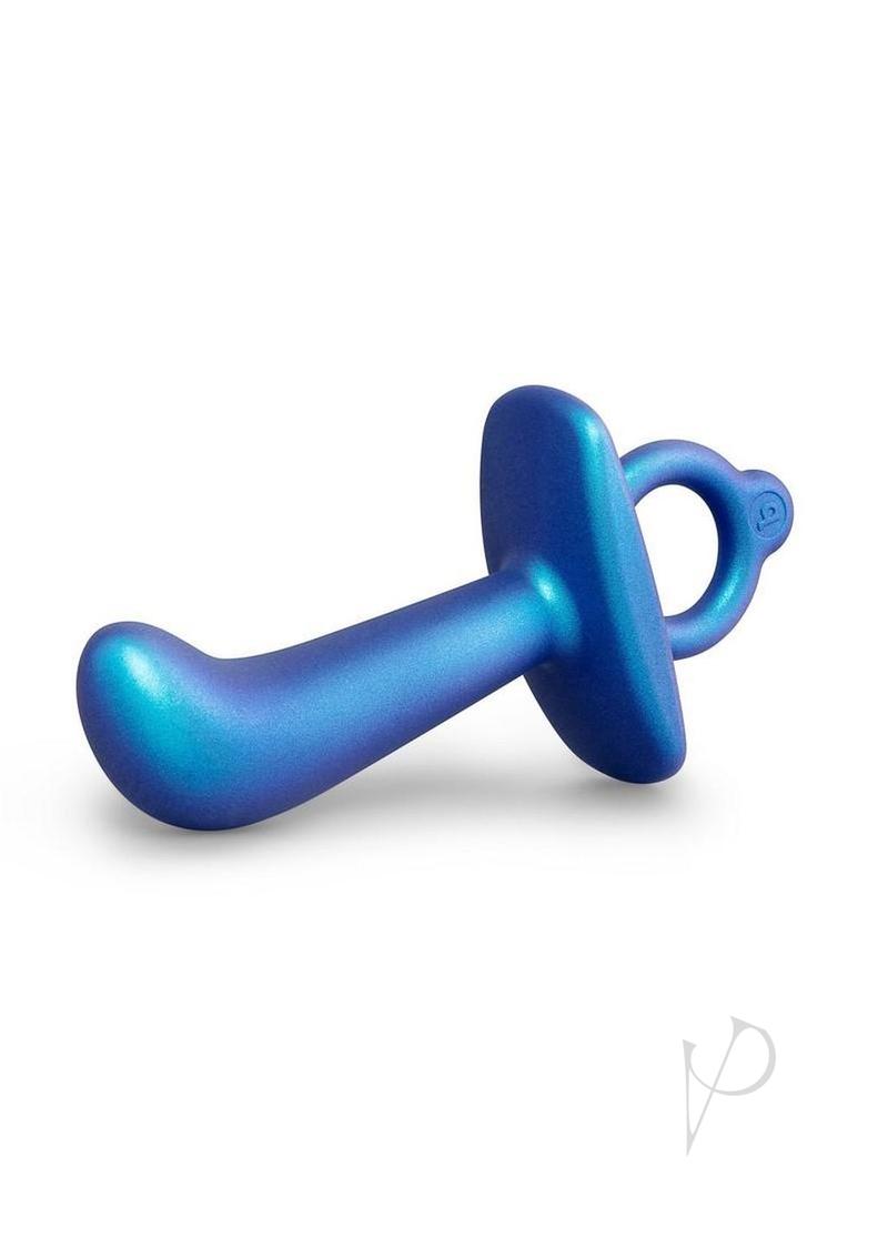 B-Vibe Butties Thumb Silicone Prostate Plug - Navy Blue