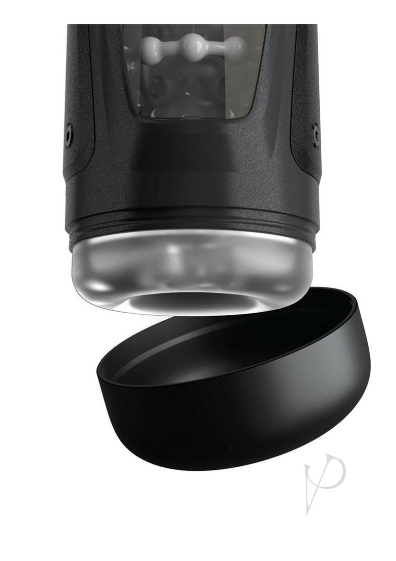 PDX Elite Moto-Bator Pro Rechargeable Masturbator - Clear/Black