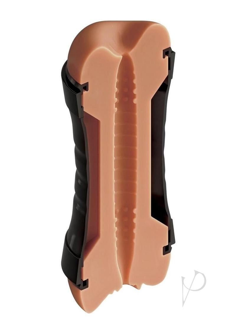 PDX Extreme Super Flip- A-Pussy Over Stroker - Caramel