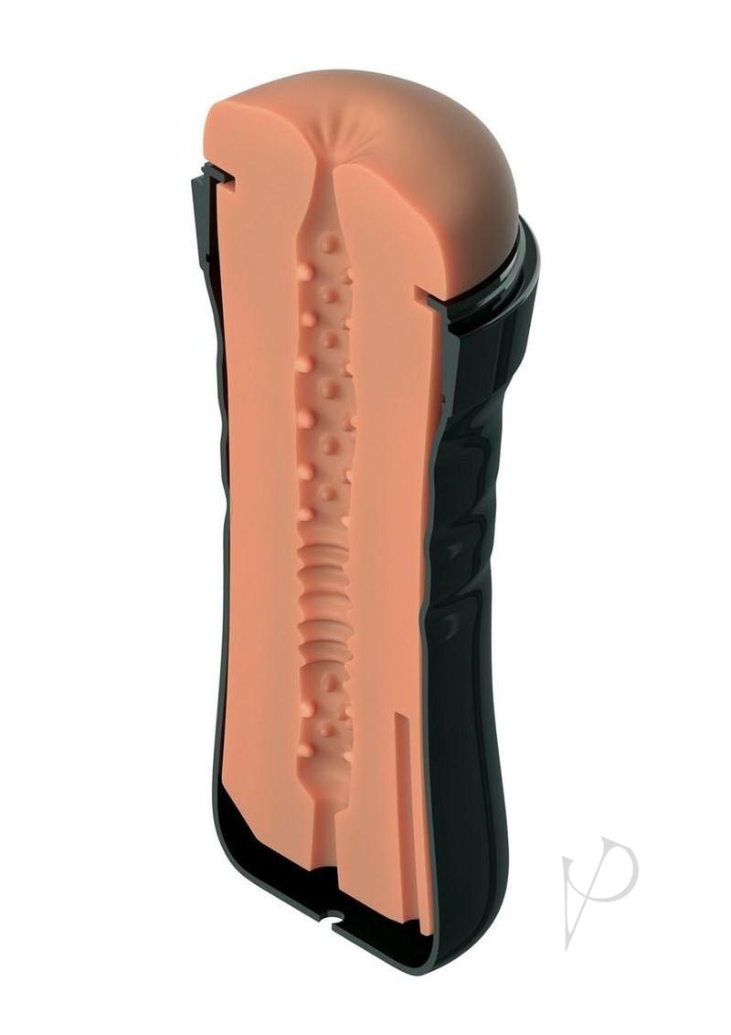 PDX Extreme Wet Bussies Super Bangin Butthole Stroker - Caramel