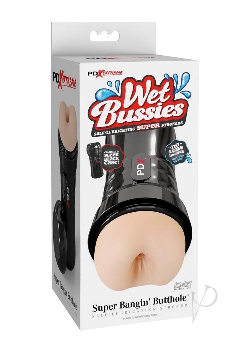 PDX Extreme Wet Bussies Super Bangin Butthole Stroker - Vanilla
