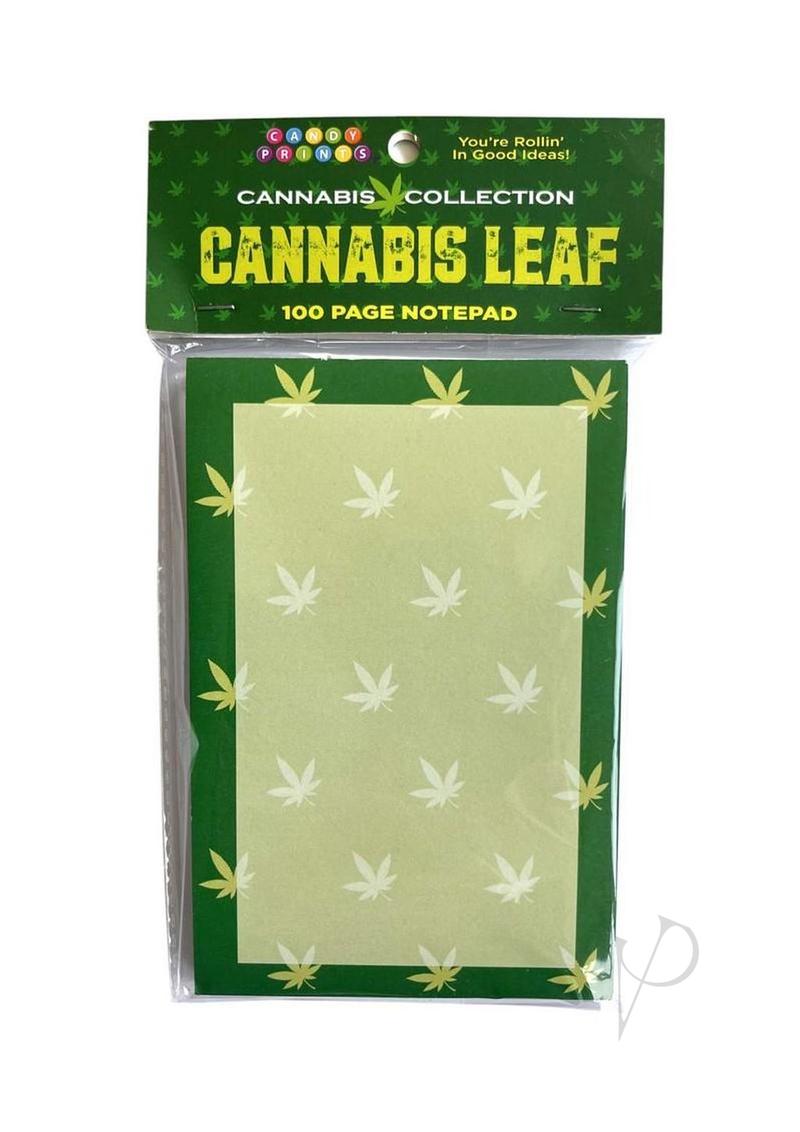 Cannabis Leaf Notepad